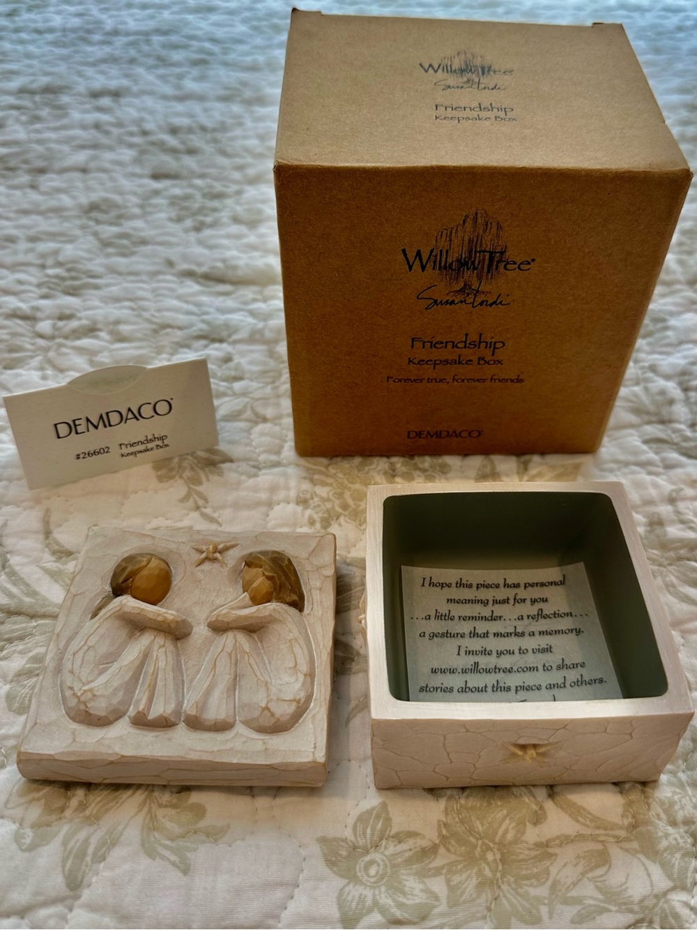 Willow Tree Friendship Keepsake Box